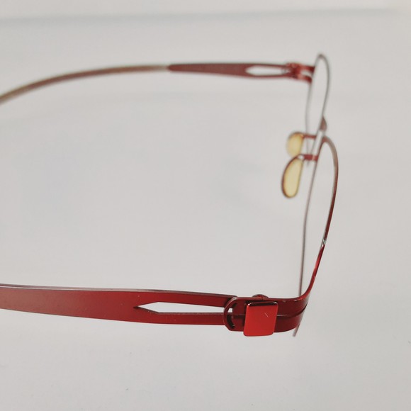 Kato Masaki Kmj-117j-102 Boundless Eyeglasses Ultra Light Red 52-18-135 - Picture 8 of 11